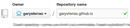 GitHub repo name